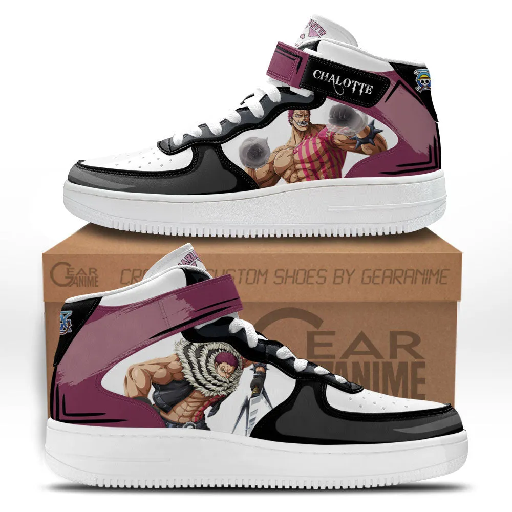 Charlotte Katakuri Sneakers Air Mid Custom OP Anime Shoes