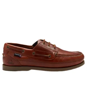 Chatham Mens Rockwell II G2 Leather Wide Fit Boat Shoes