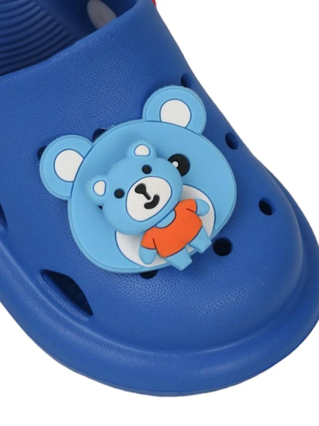 Cheerful Blue Bear Clogs For Boys