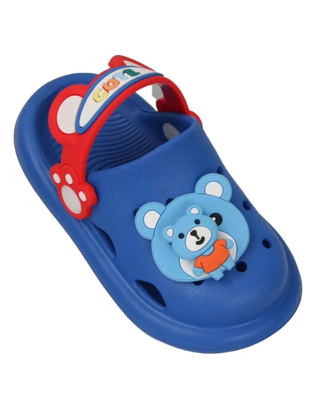 Cheerful Blue Bear Clogs For Boys