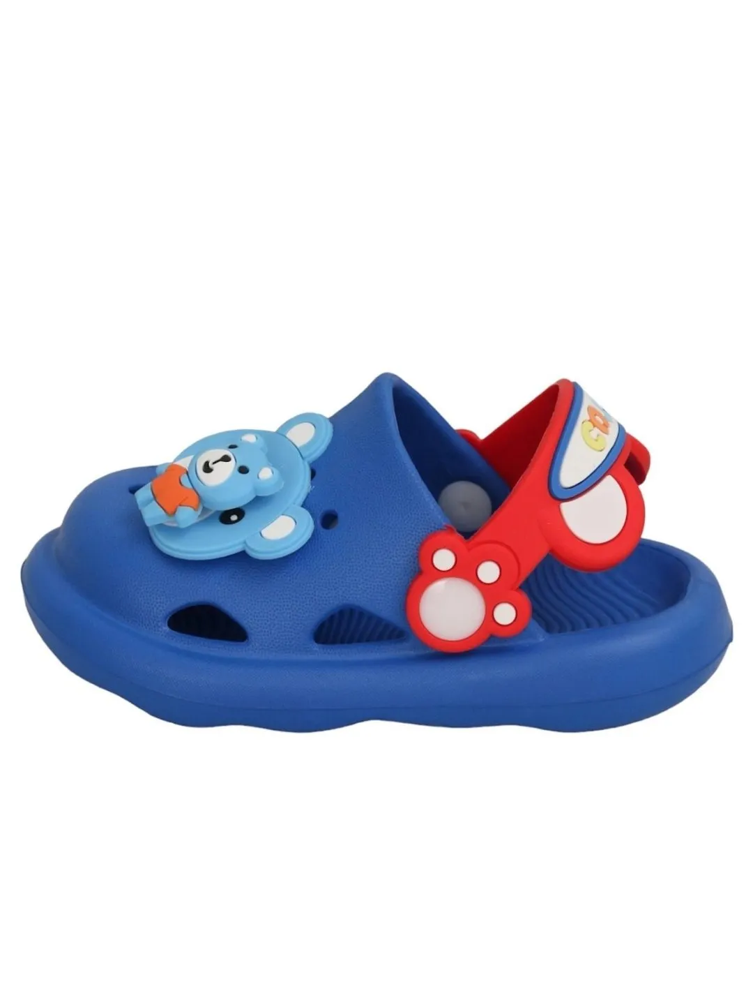 Cheerful Blue Bear Clogs For Boys