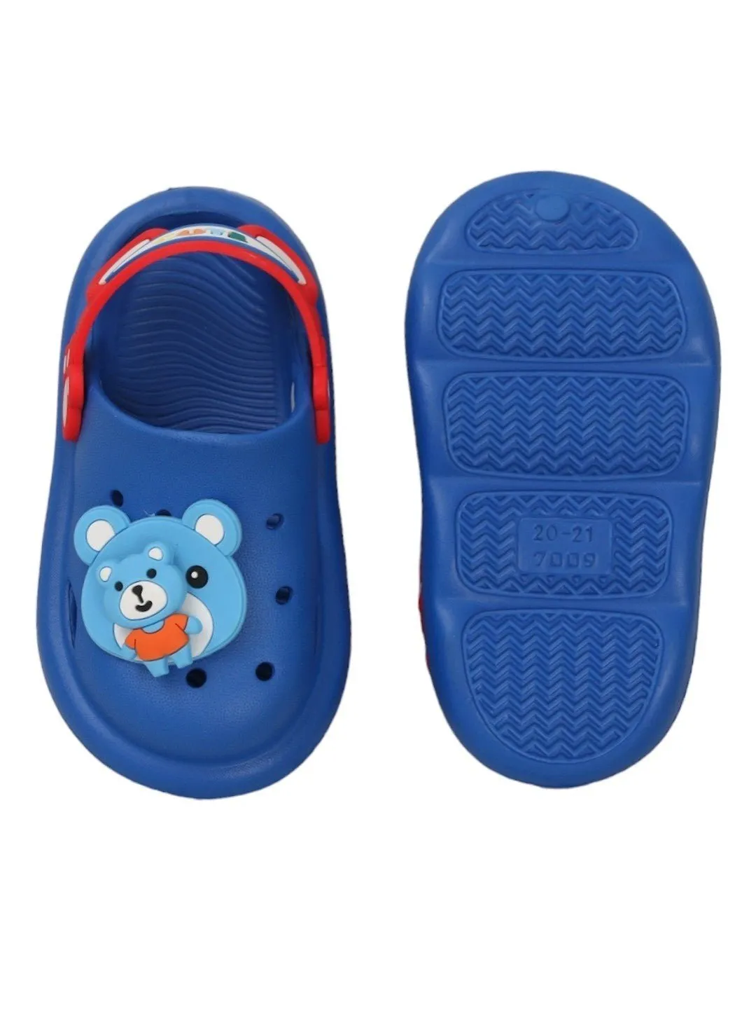 Cheerful Blue Bear Clogs For Boys