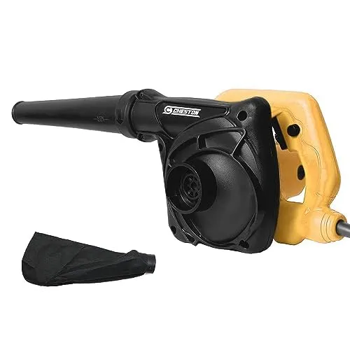 Cheston 900W Variable Speed Air Blower for Home|Speed 16000RPM Air Volume 3.8m³/min|Blower Vaccum Cleaner 2 in 1|Dust Cleaner for Home Professional use (Yellow) (Air Blower with Extension Cord)