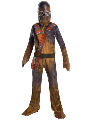 Chewbacca Boys Deluxe Star Wars Fancy Dress Costume