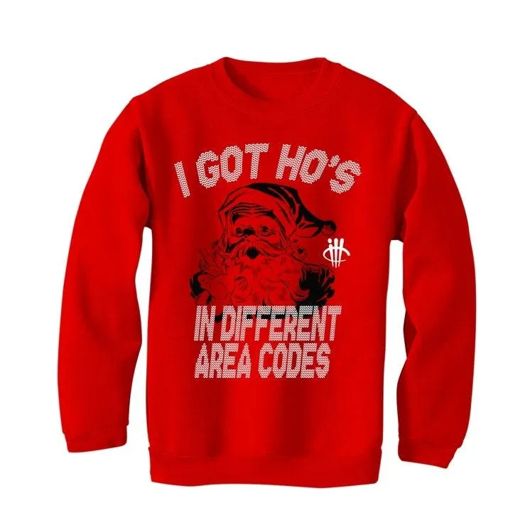 CHRISTMAS UGLY SWEATERS Red sweater (I GOT HO'S)