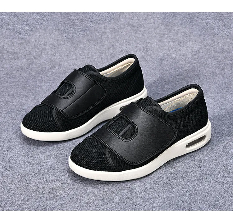 Cilool Plus Size Wide Diabetic Shoes For Swollen Feet Width Shoes-NW035