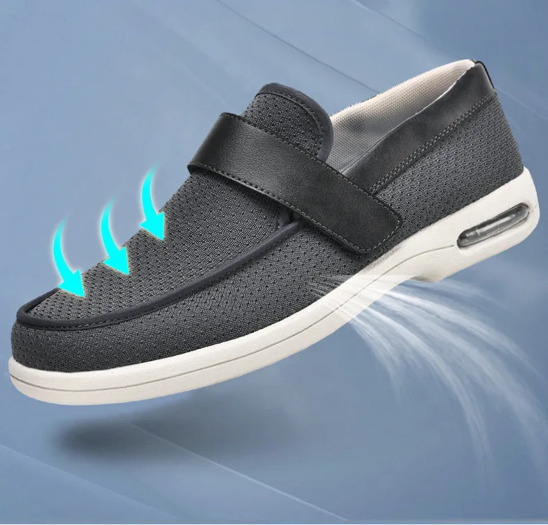 Cilool Plus Size Wide Diabetic Shoes For Swollen Feet Width Shoes-NW043