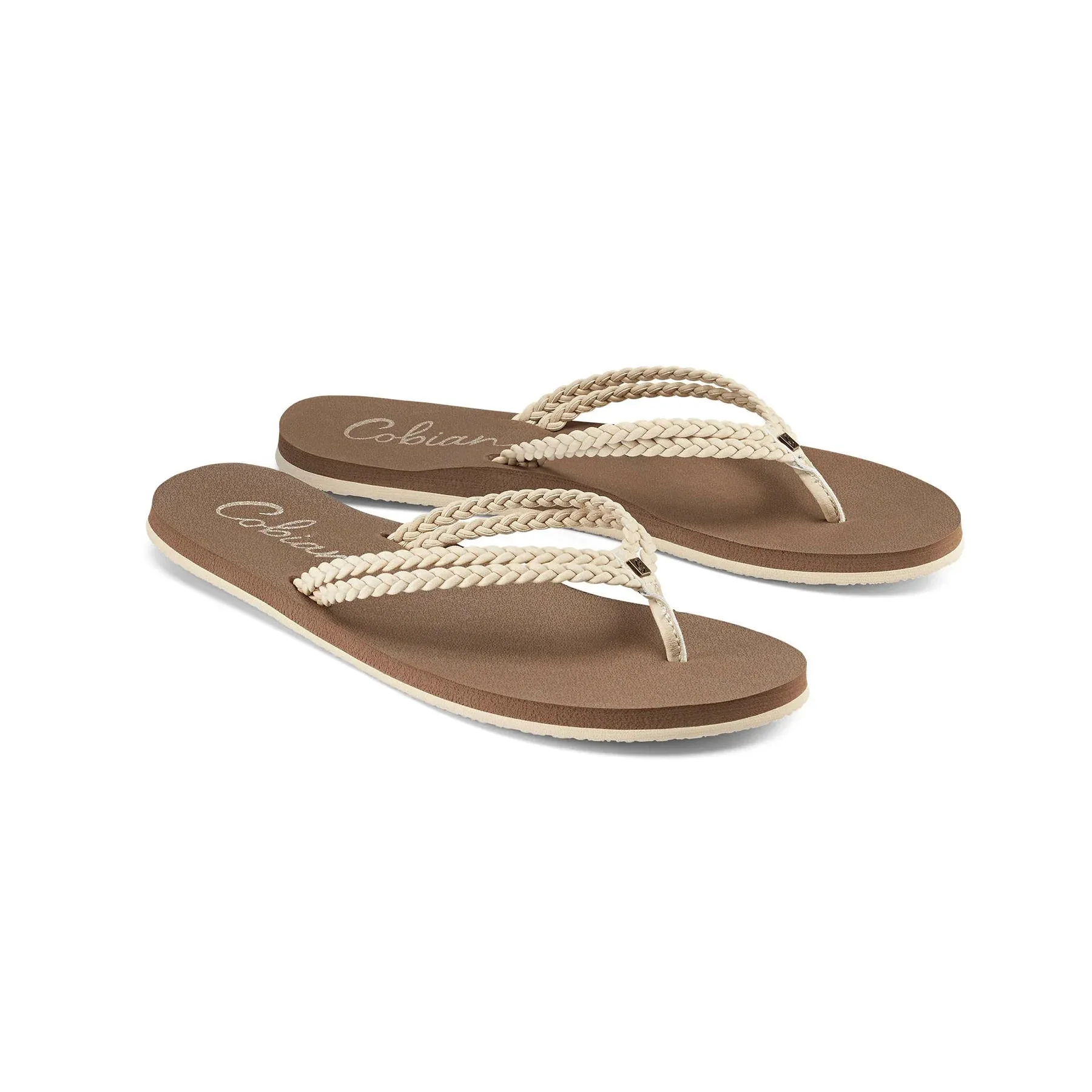 Cobian Womens Leucadia Cream Sandal