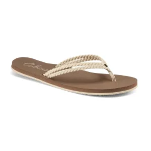 Cobian Womens Leucadia Cream Sandal