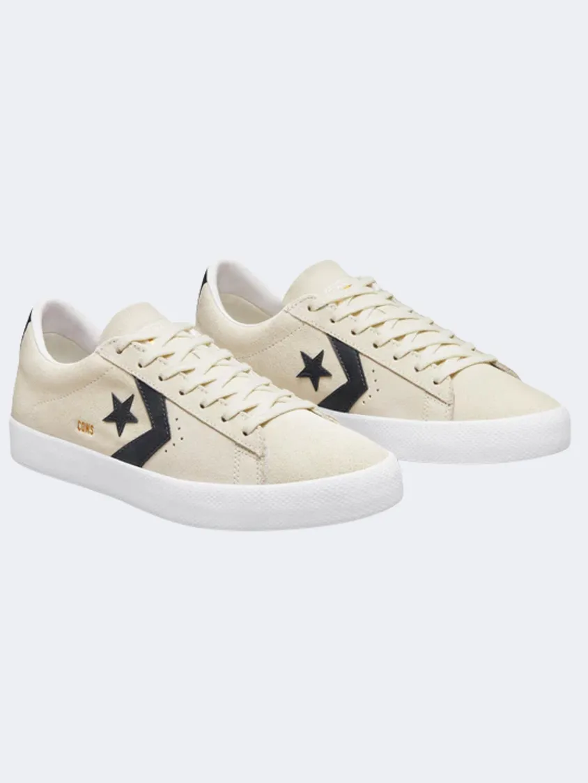 Converse Pro Leather Vulc Pro Unisex Lifestyle Shoes Beige