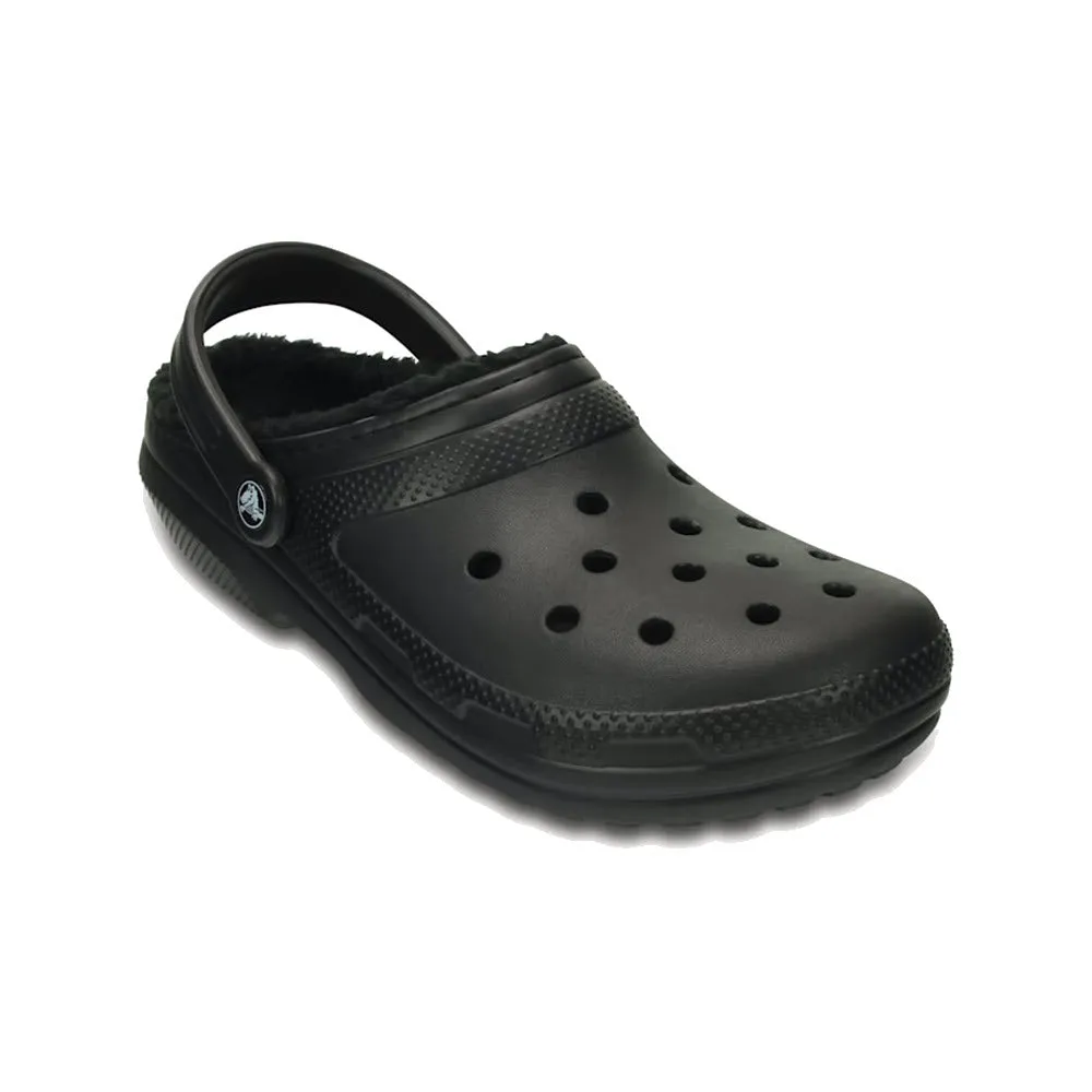 CROCS CLASSIC LINED CLOG BLACK - ADULT