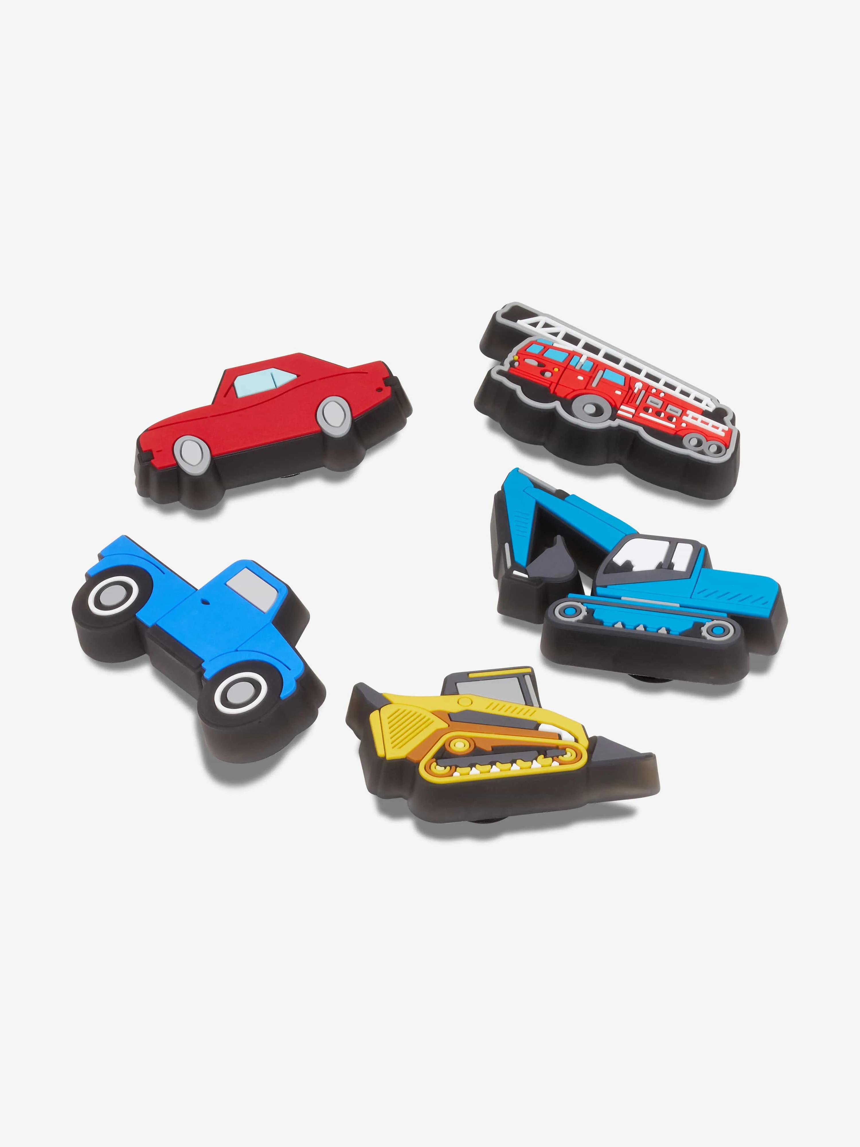 Crocs Kids Lights Up Cars Trucks Jibbitz™ Charm 5 Pack in Multicolour