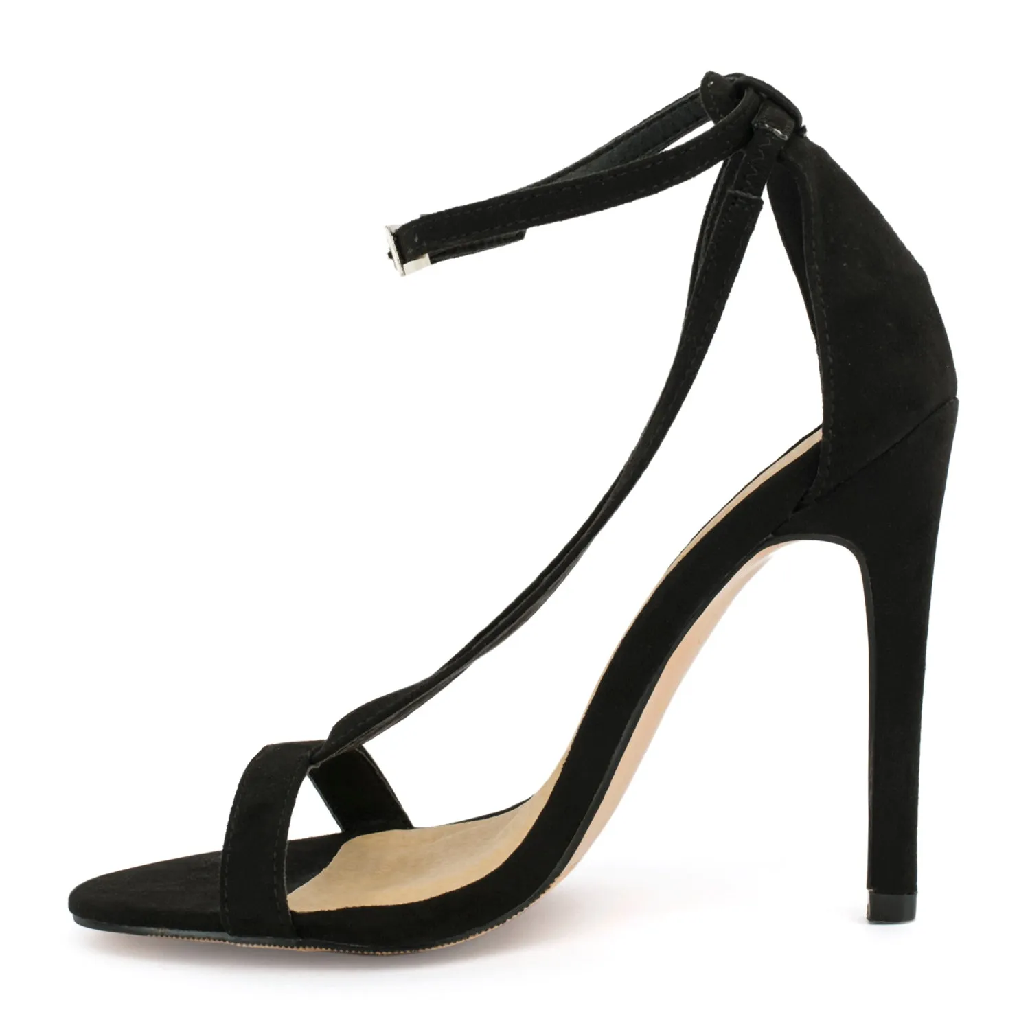 Cross Over Strap High Heel Sandals