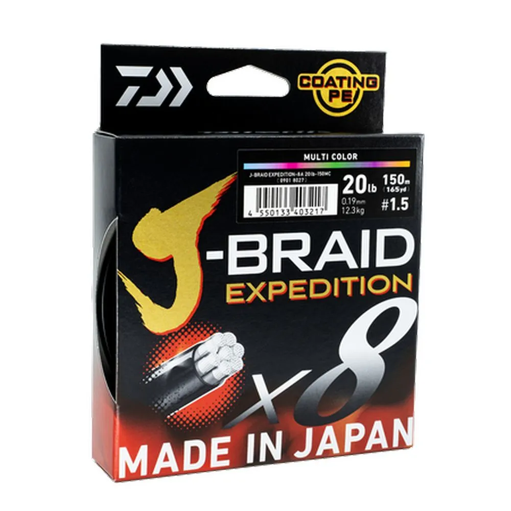 Daiwa J-Braid Expedition X8 500M Line Multi