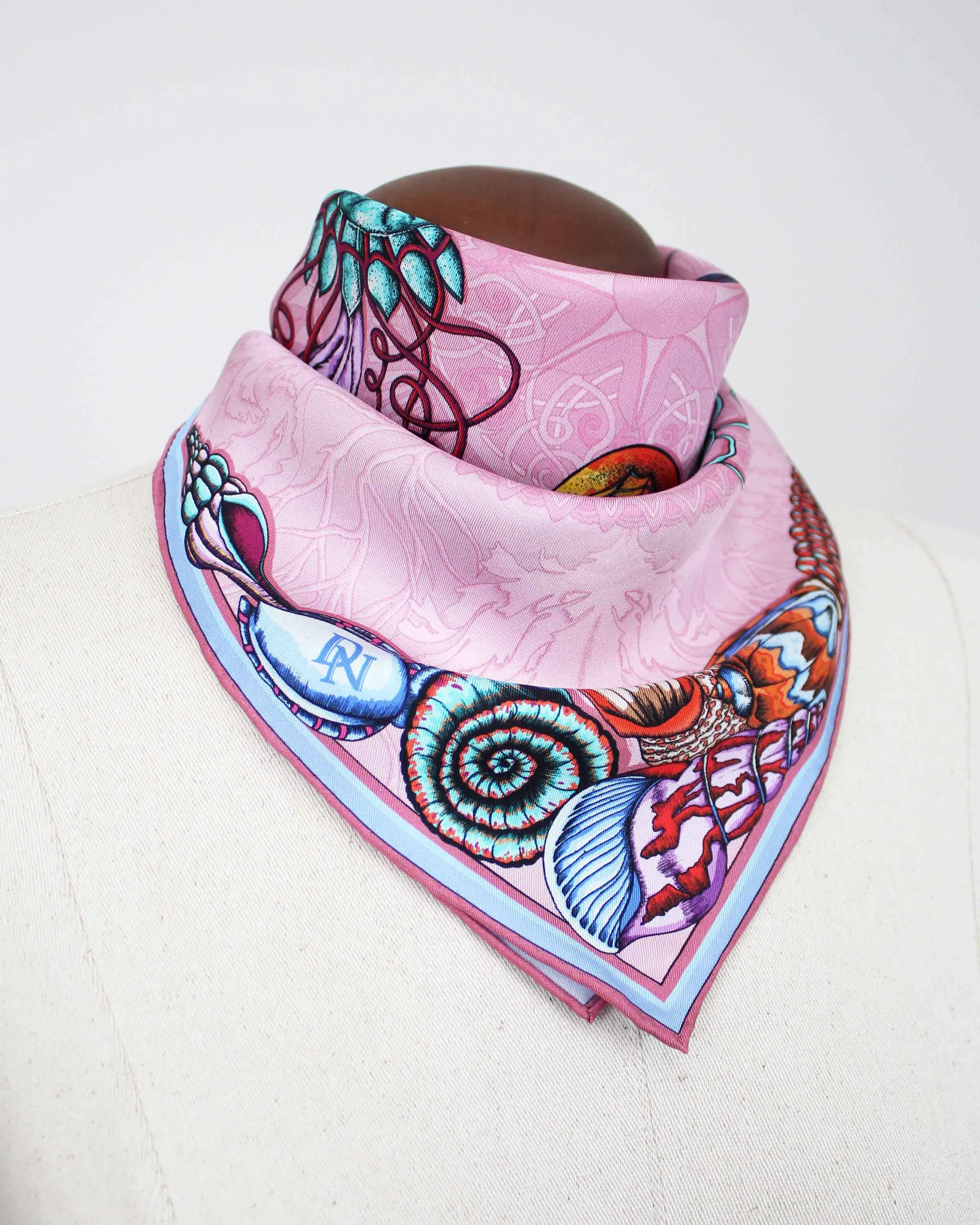 Dancing Jellyfish Pink Pocket Square