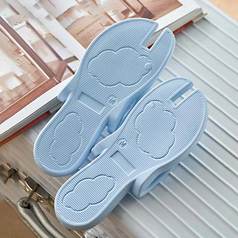 Dbeck® Unisex Foldable Foot Massage Flip Flops For Shower And Travel