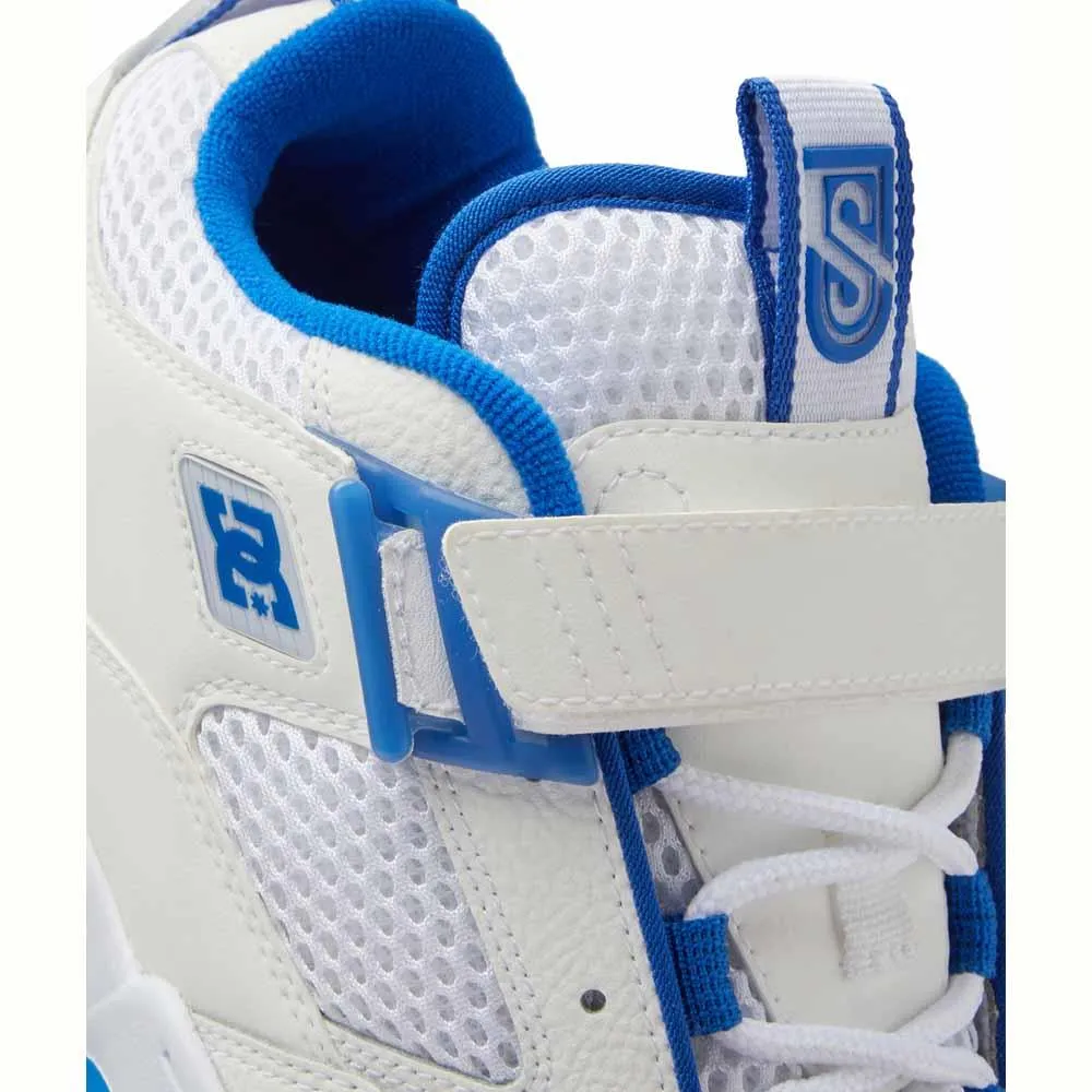 Dc Shoes JS 1 White Blue Skate Shoes