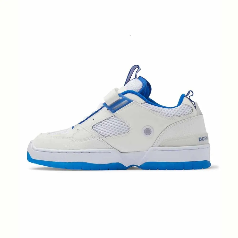 Dc Shoes JS 1 White Blue Skate Shoes