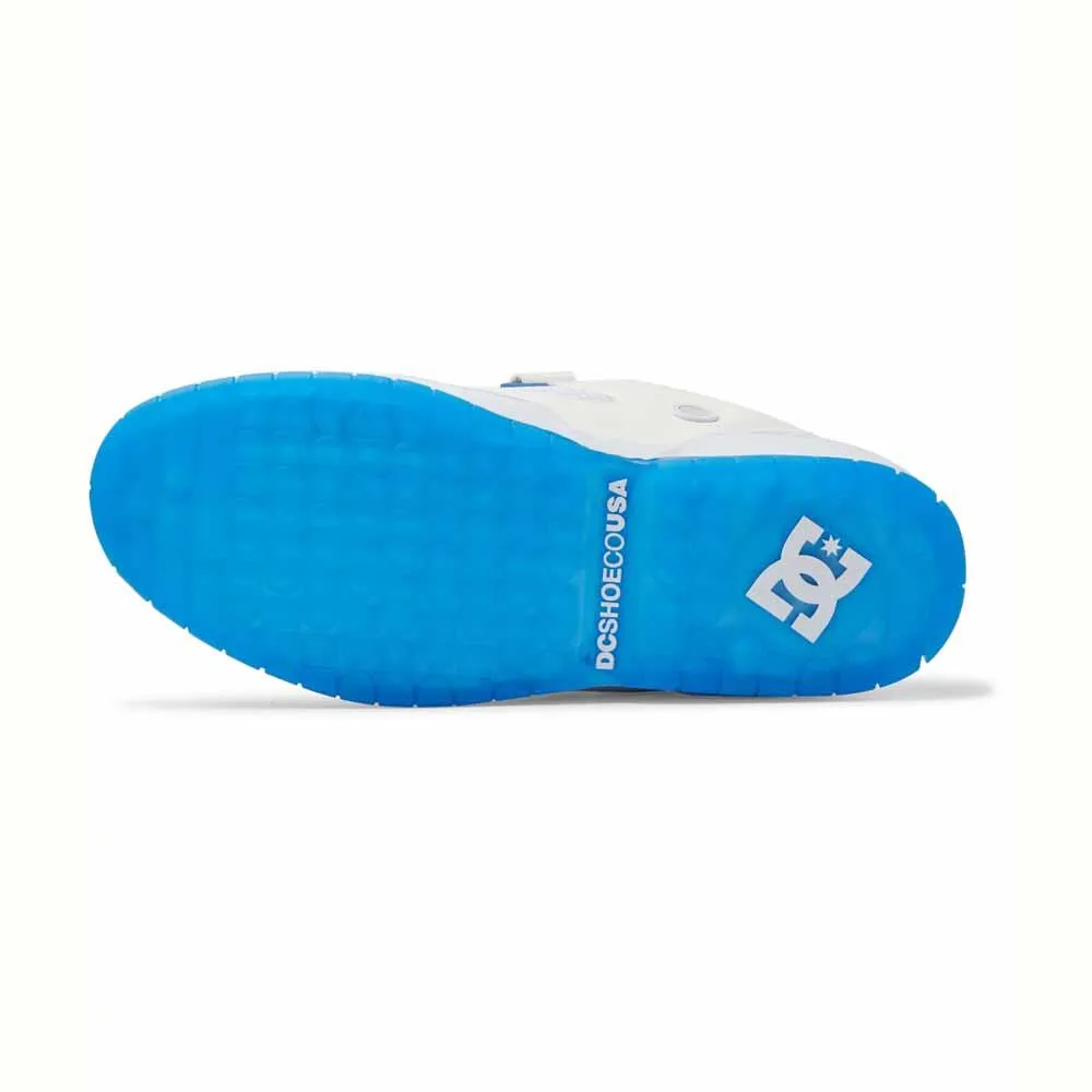 Dc Shoes JS 1 White Blue Skate Shoes