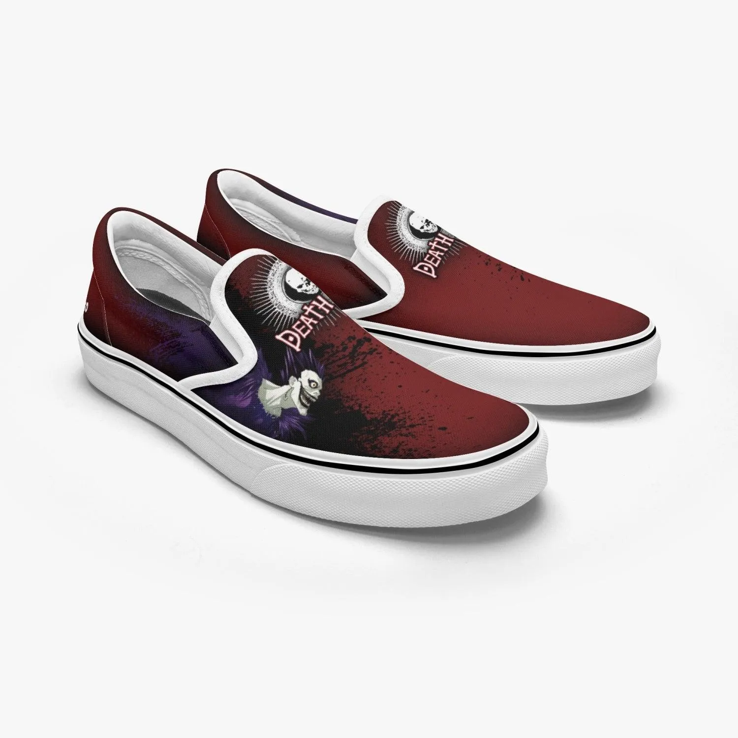 Death Note Ryuk Red Slip Ons Anime Shoes