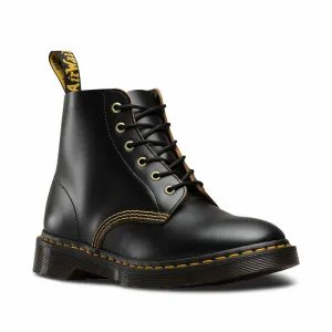 Dr. Martens 101 Black Vintage Smooth 6-Eye Boot