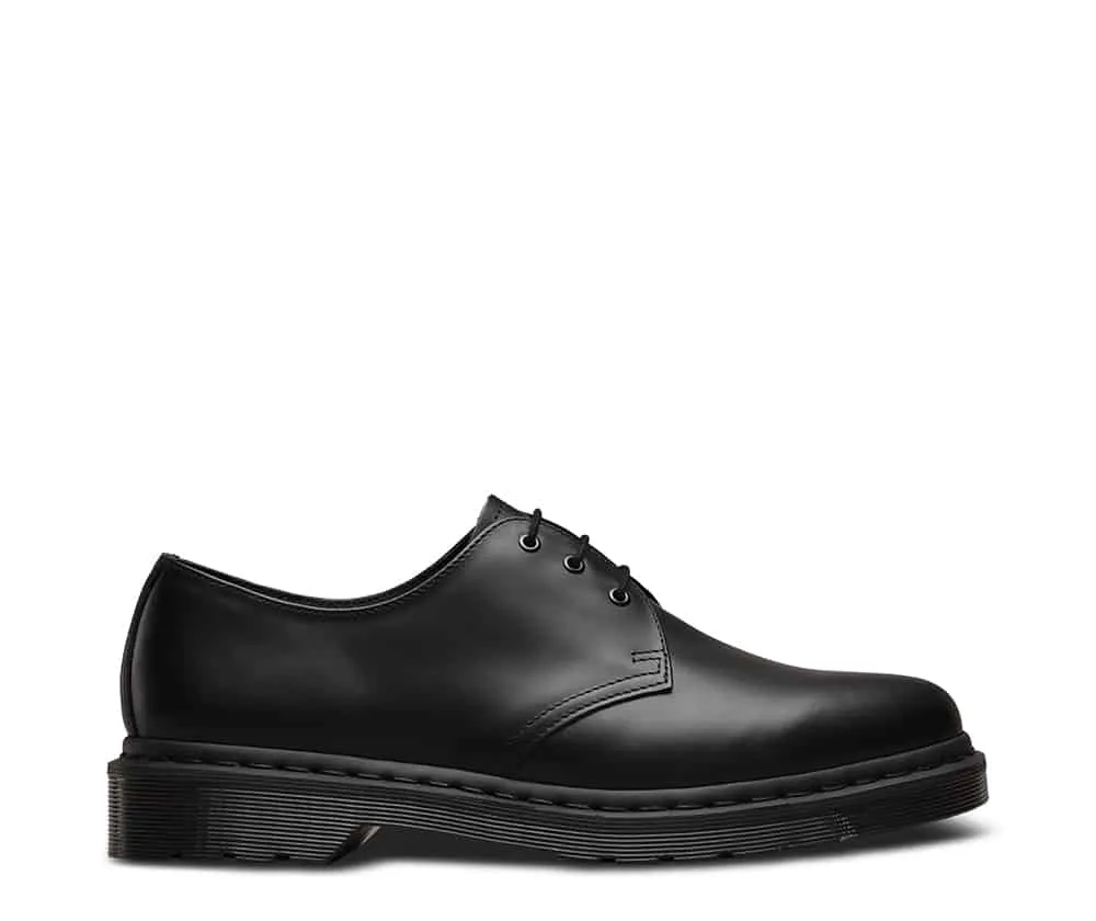 Dr. Martens 1461 Black Mono Smooth 3-Eye Shoe