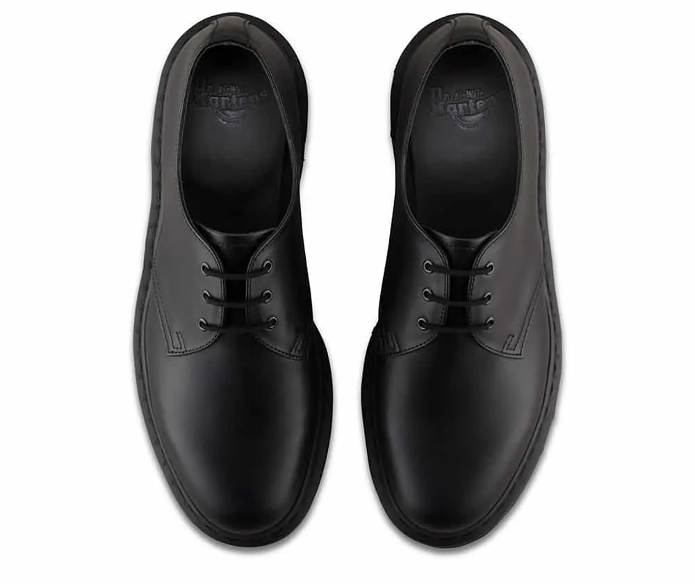 Dr. Martens 1461 Black Mono Smooth 3-Eye Shoe