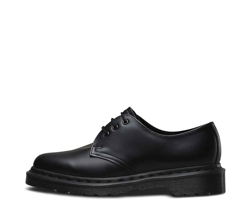 Dr. Martens 1461 Black Mono Smooth 3-Eye Shoe