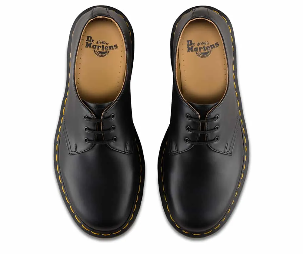 Dr. Martens 1461 Black Smooth 3-Eye Shoe