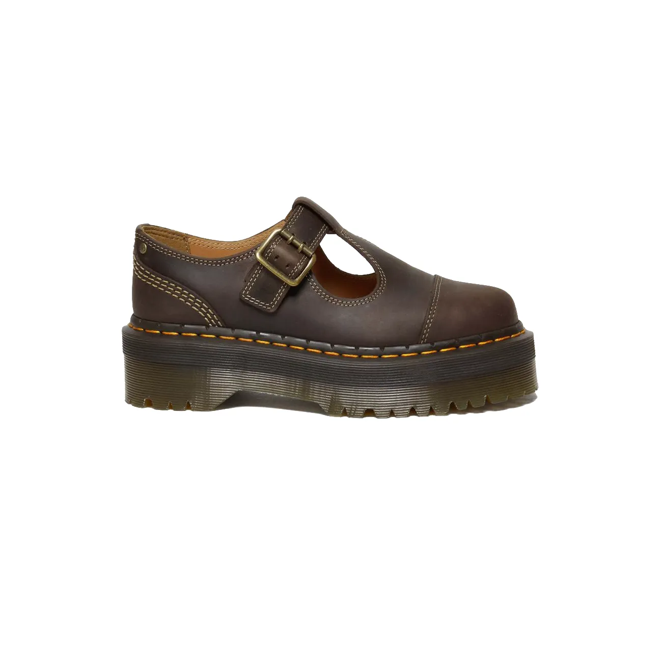 Dr. Martens Bethan Arc Crazy Horse Leather Platform Mary Janes