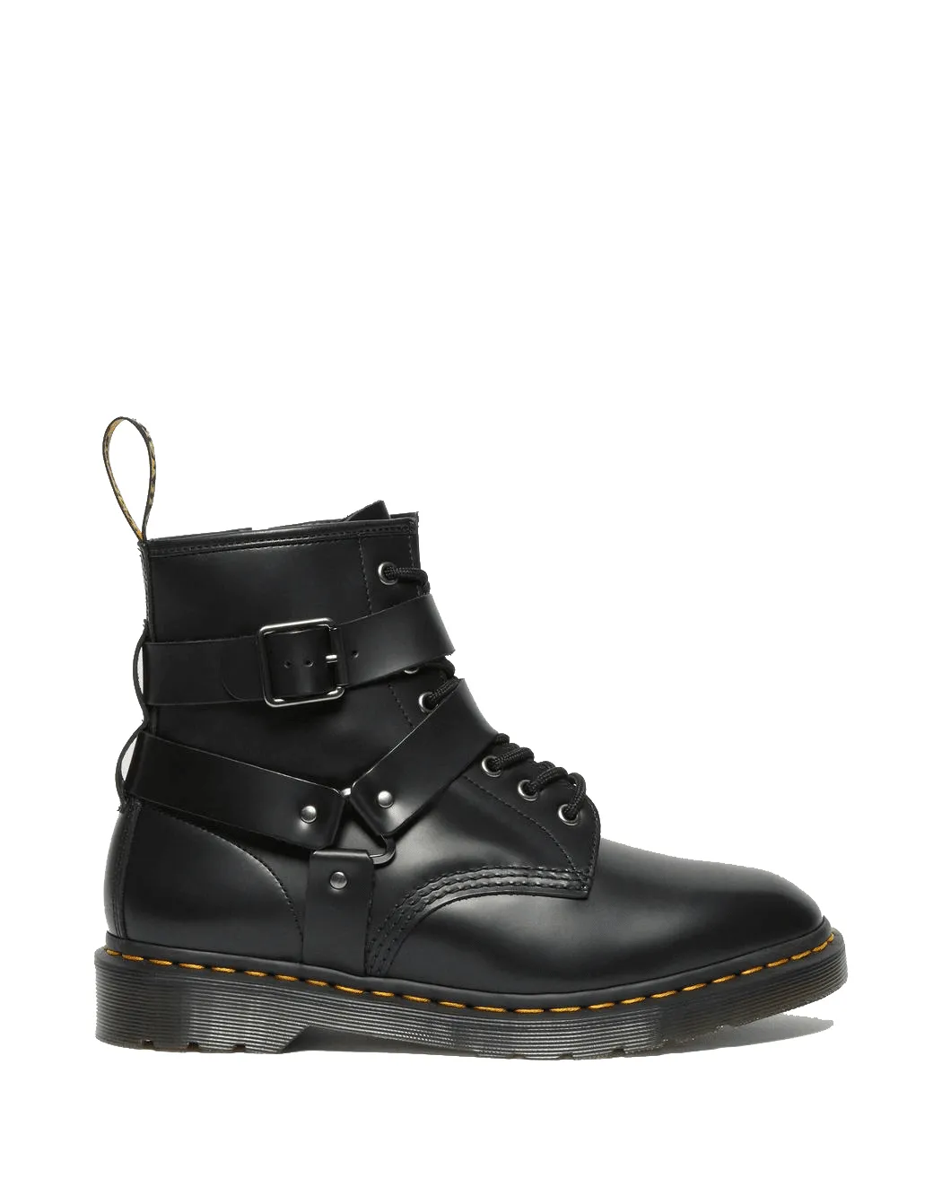 Dr. Martens Leather Harness Lace Up Boots