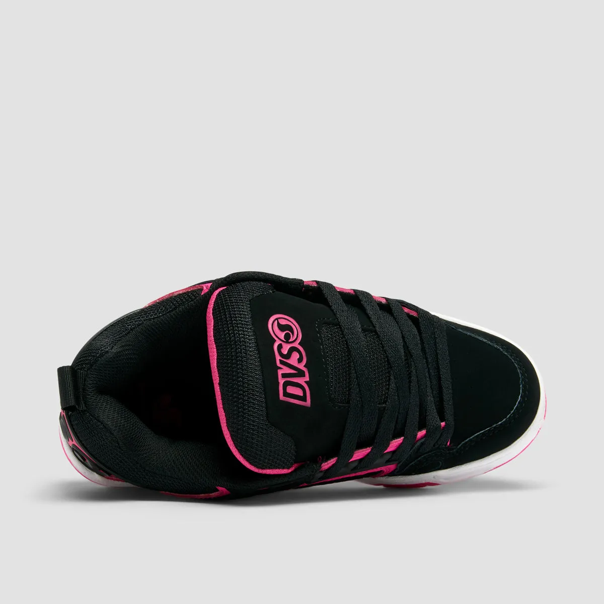 DVS Comanche Shoes - Black/Pink/White Nubuck - Womens