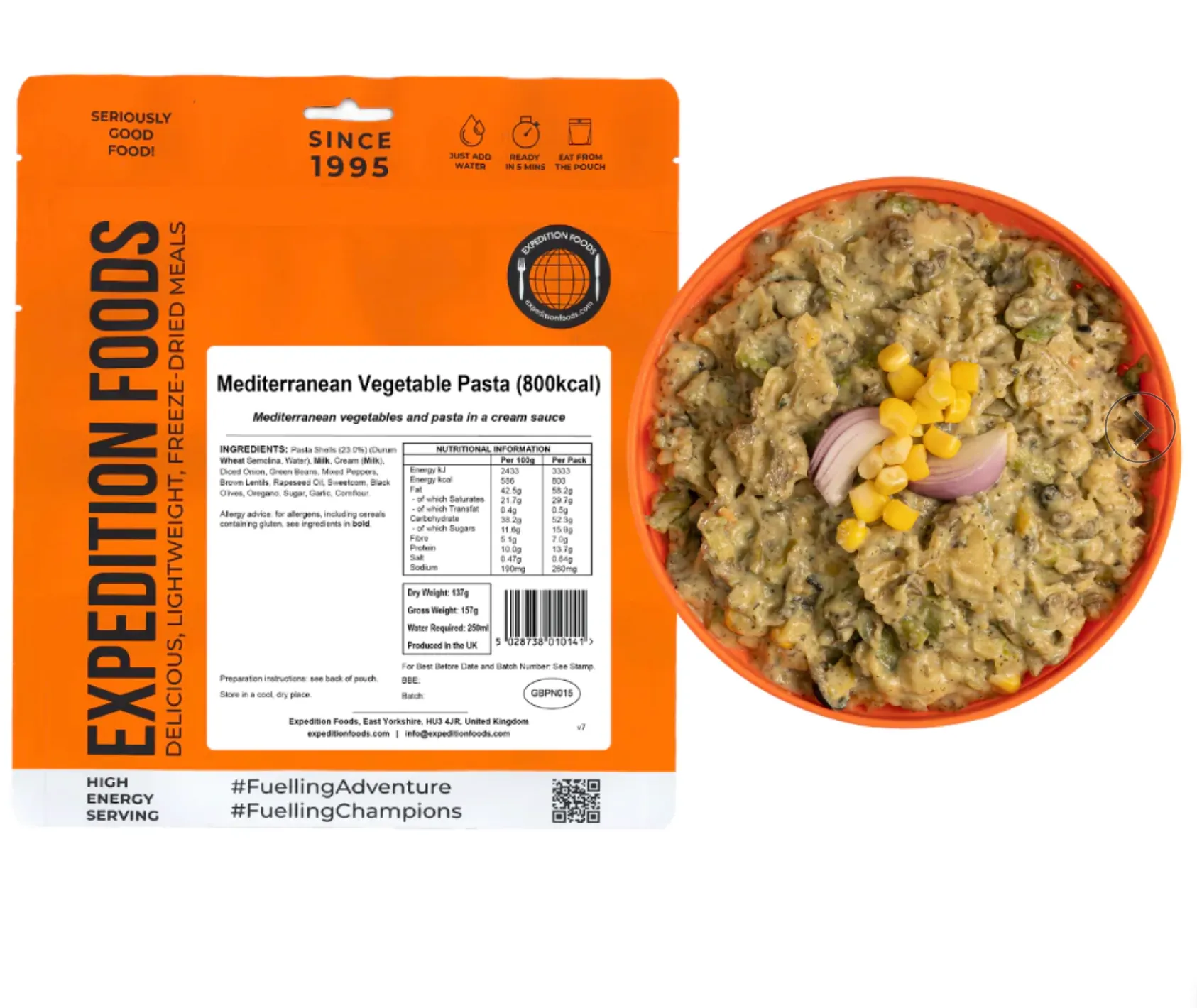 Expedition Foods Meal 800KCAL