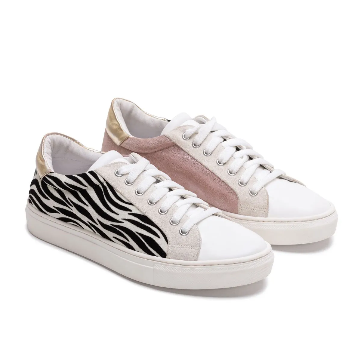 Fermo - Zebra and Pink Sneaker