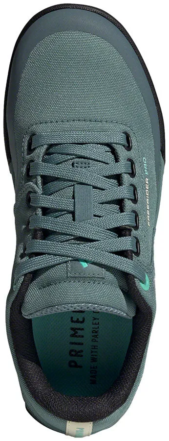 Five Ten Freerider Pro Primeblue Flat Shoe  -  Women's, Acid Mint / Hazy Emerald / Sand