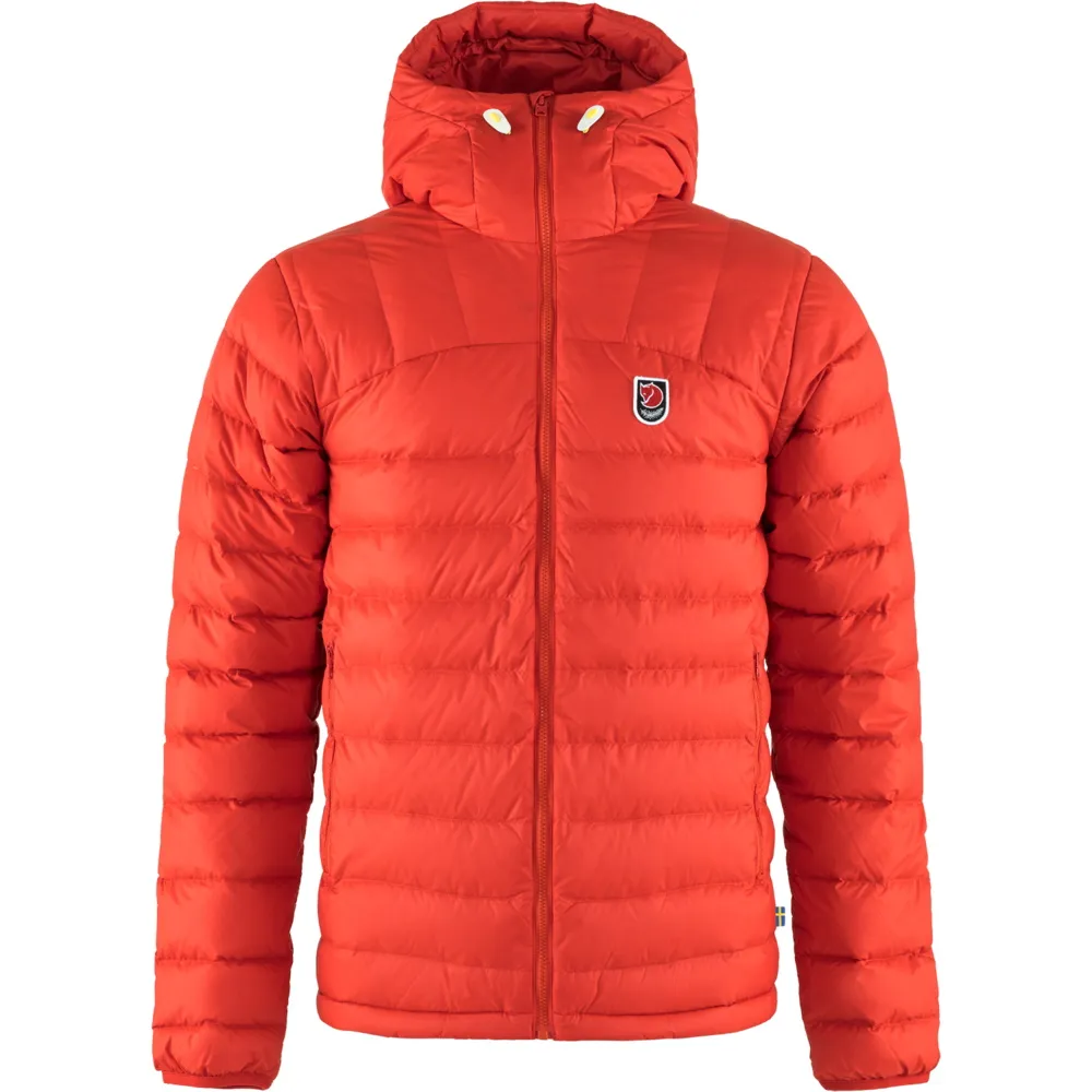 Fjällräven Expedition Pack Down Hoodie Men&#x27;s True Red | Buy Fjällräven Expedition Pack Down Hoodie Men&#x27;s True Red here | Outnorth