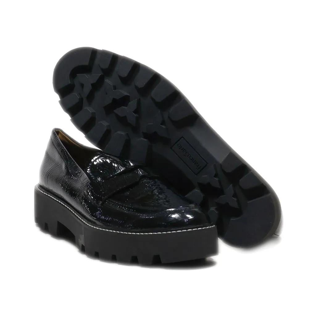 Franco Sarto Platform Shoes Latex Black Colour For Women