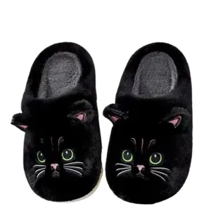 Funki Buys | Shoes | Women's Cute Cozy Cartoon Cat Slippers