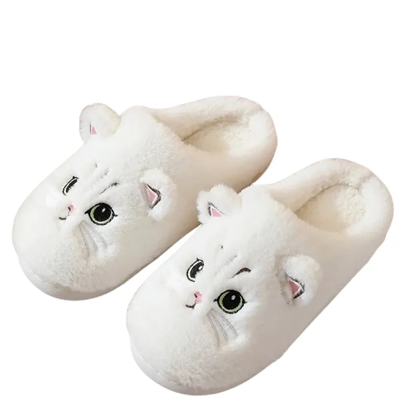 Funki Buys | Shoes | Women's Cute Cozy Cartoon Cat Slippers