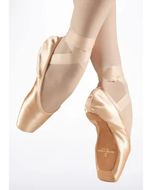 Gaynor Minden Europa Suede Tip Sculpted Fit Pointe Shoes - Supple Shank High Heel Deep Vamp - Womens