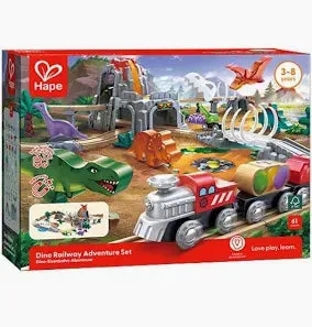 Glow In The Dark Dinosaur Railway Adventure Set