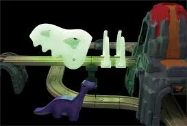 Glow In The Dark Dinosaur Railway Adventure Set