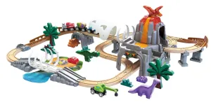 Glow In The Dark Dinosaur Railway Adventure Set