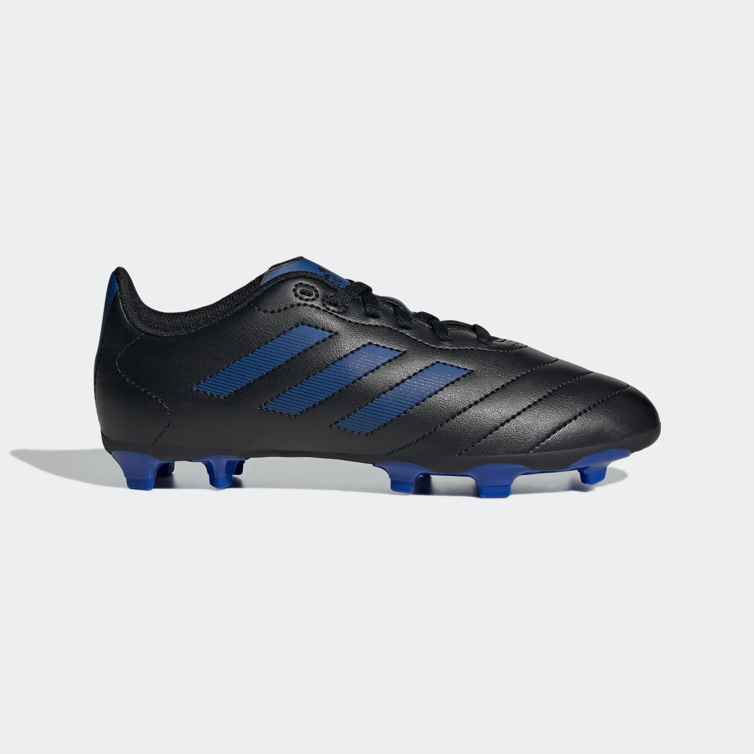 Goletto VIII Firm Ground Soccer Cleats | Core Black / Royal Blue | Kid's Unisex