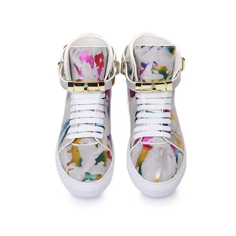 Graffiti Elite Cow Leather High Top Kicks