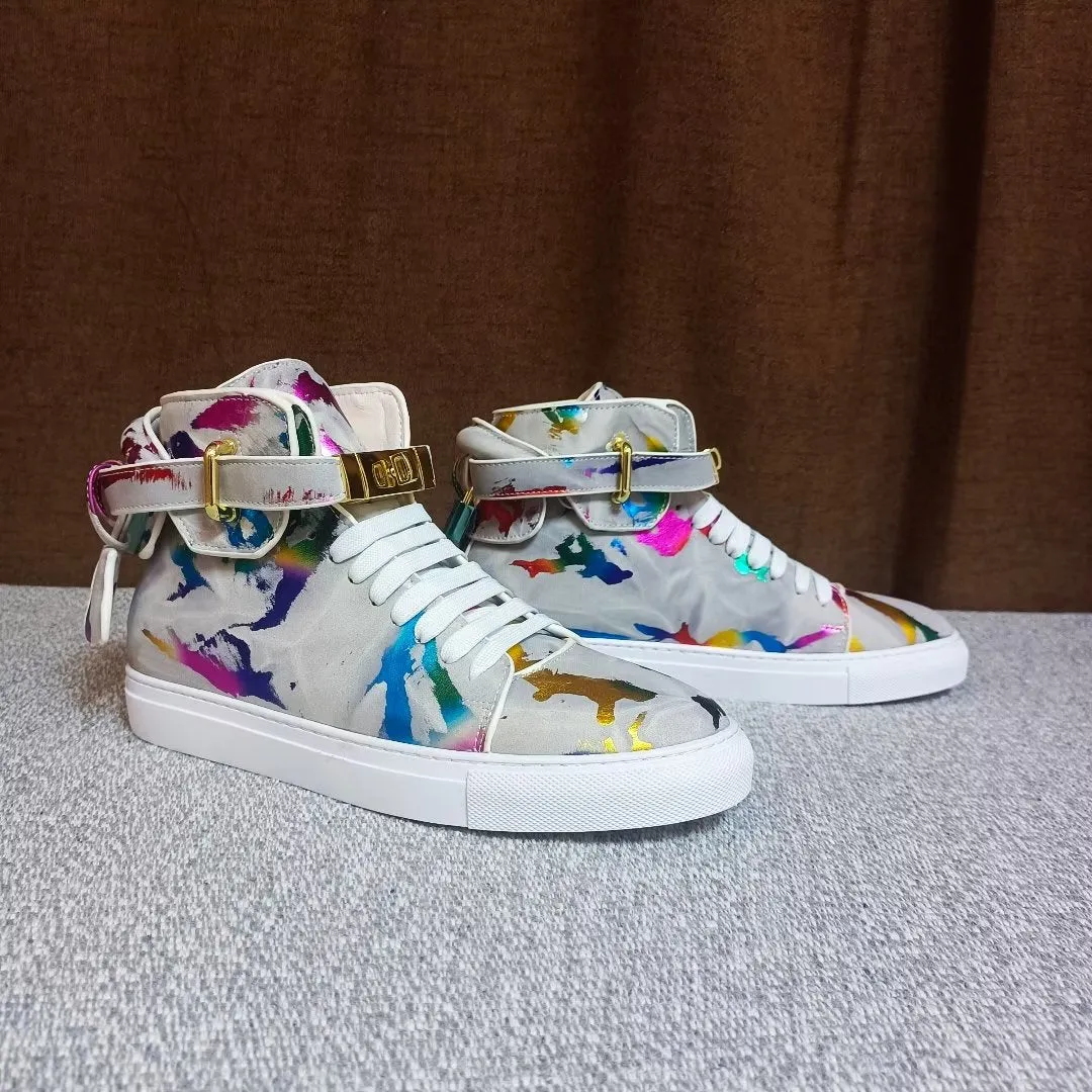 Graffiti Elite Cow Leather High Top Kicks