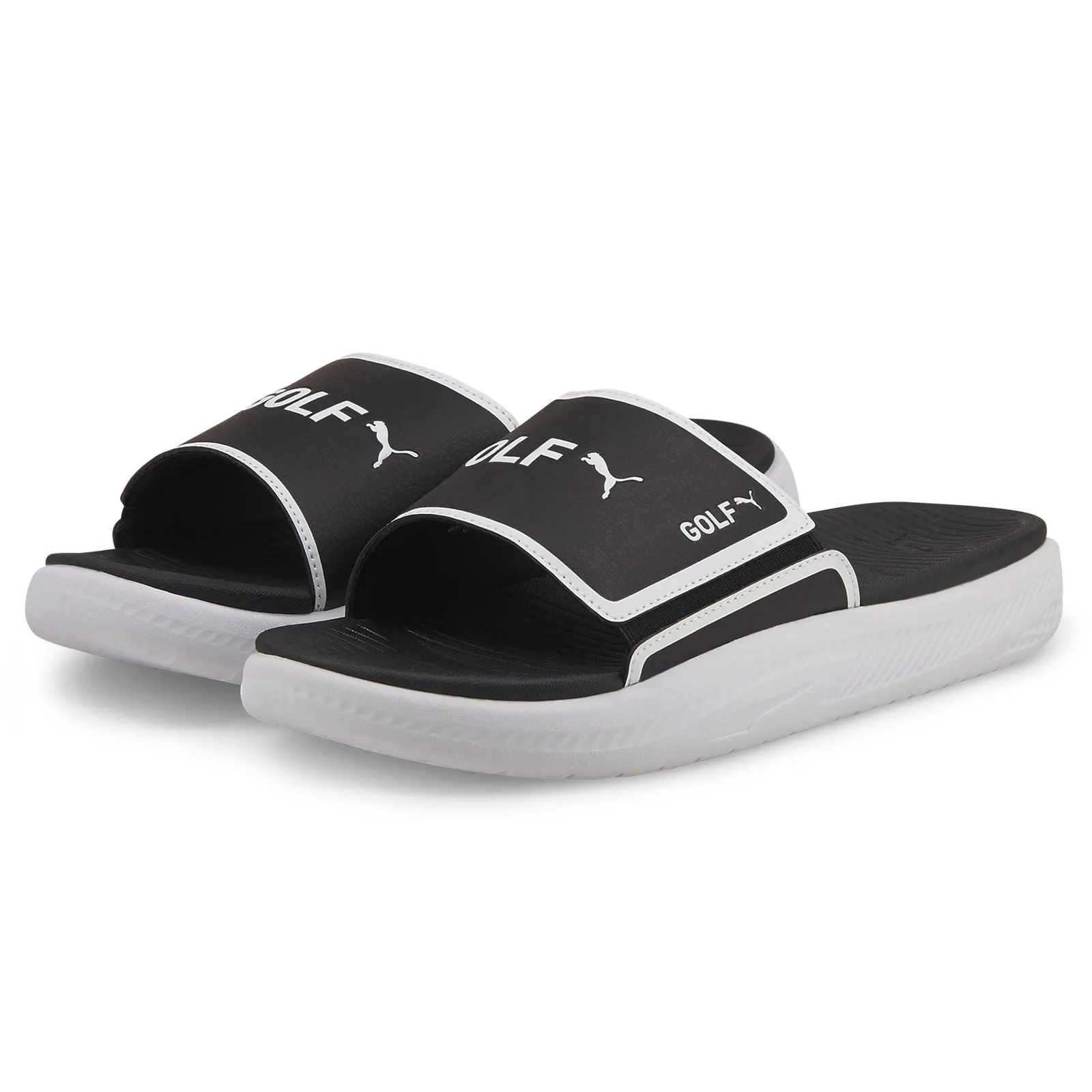 GS/Softride Slide Puma Black/Puma White - SS24