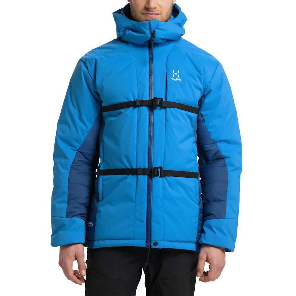 Haglöfs Nordic Expedition Down Hood Men Nordic Blue/Baltic Blue | Buy Haglöfs Nordic Expedition Down Hood Men Nordic Blue/Baltic Blue here | Outnorth