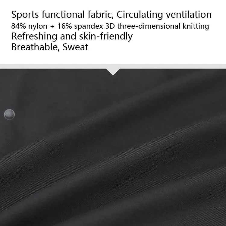 High Elastic Lycra Honeycomb Crash Pants Men Basketball Fitness Seven-tenths Sweatpants, Specification: XXXL(Black)