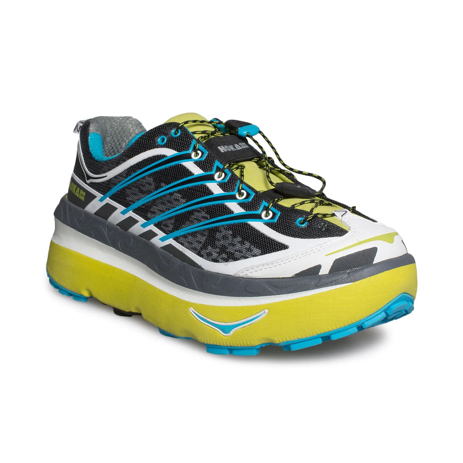 HOKA Mafate 3 Lime / Anthracite / White Shoes -  Men's